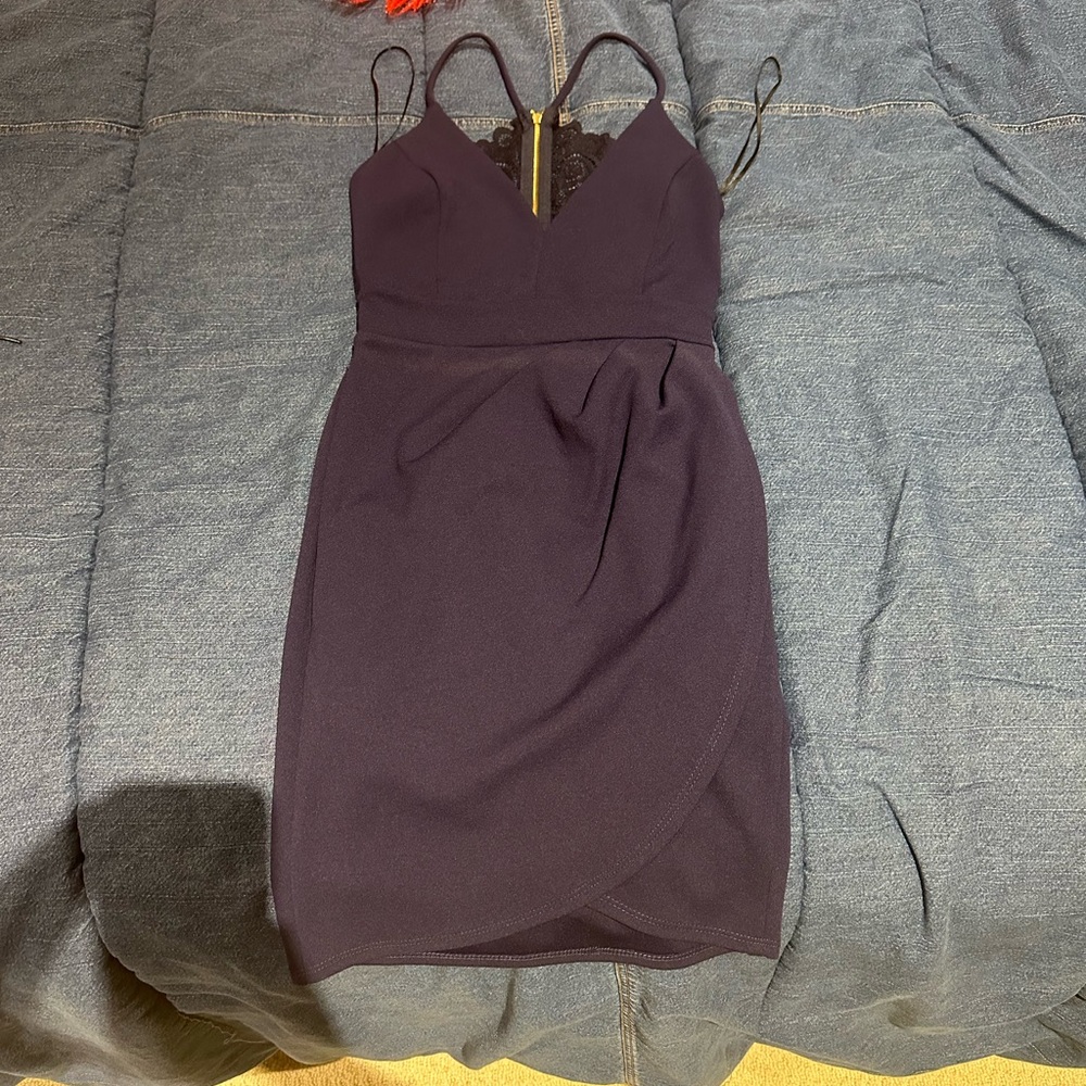 Windsor Navy Blue Mini Dress